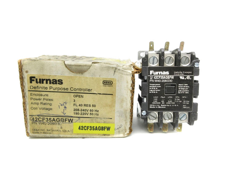 FURNAS 42CF35AGBFW 208-240V/190-220V 40A NSMP