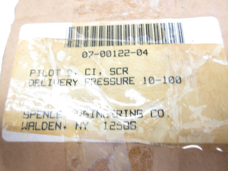 SPENCE ENGINEERING 07-00122-04 10-100 NSMP