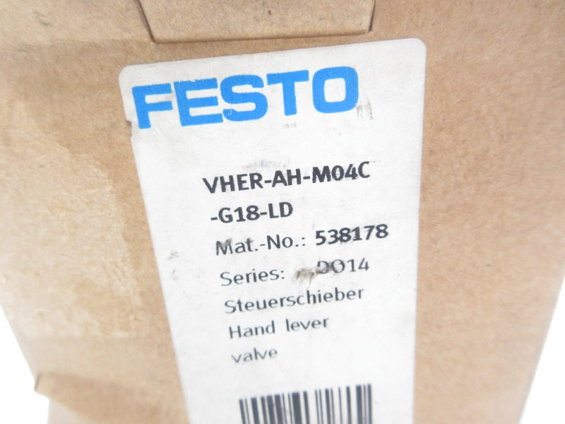FESTO VHER-AH-M04C-G18-LD 538178 SER. DO14 NSMP