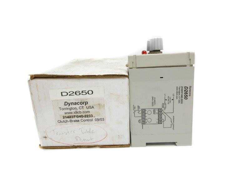 DYNACORP D2650 120VAC NSMP