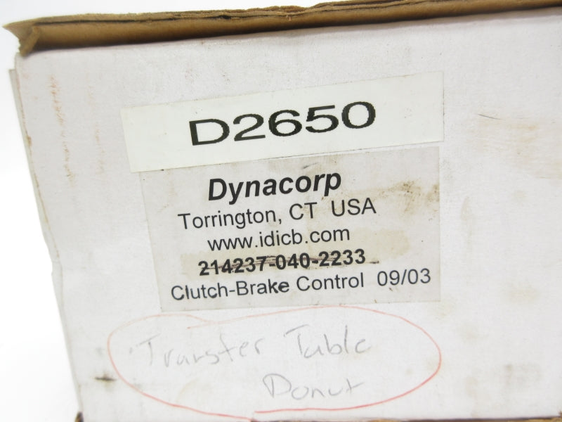 DYNACORP D2650 120VAC NSMP