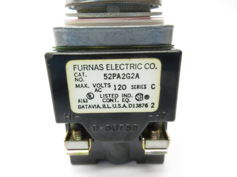 FURNAS ELECTRIC 52PA2G2AR SER. C 120VAC NSNP
