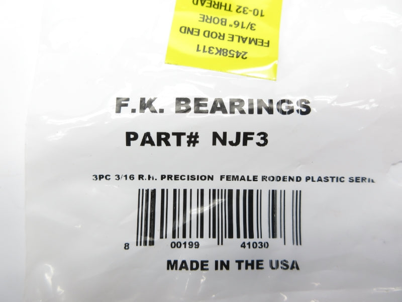 F.K. BEARINGS NJF3 NSMP