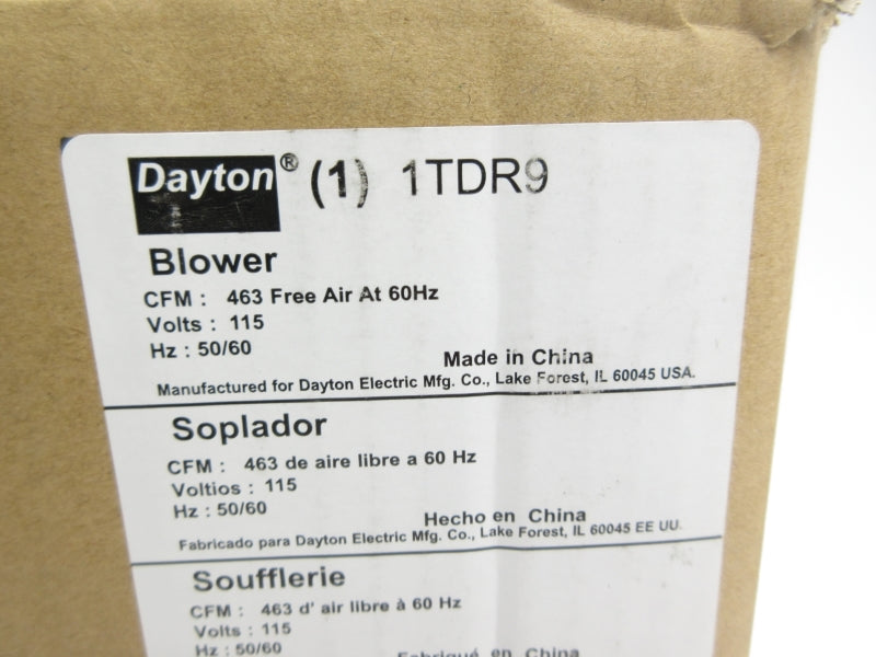 DAYTON 1TDR9 115V NSMP