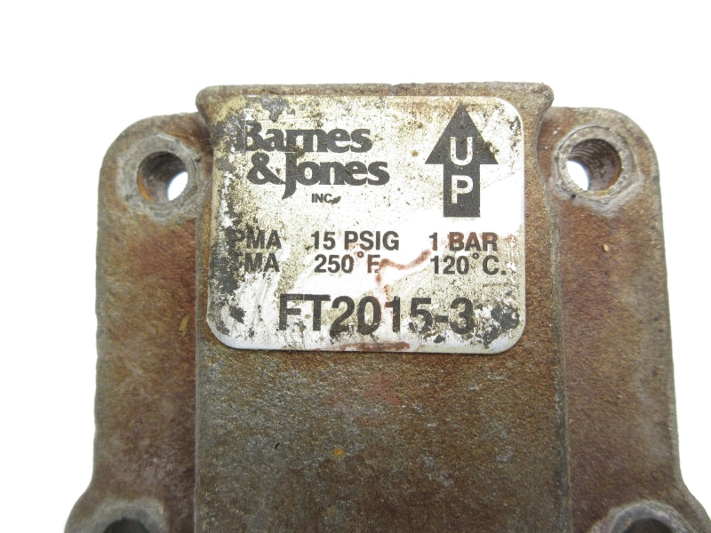 BARNES&JONES FT2015-3 15PSI UNMP