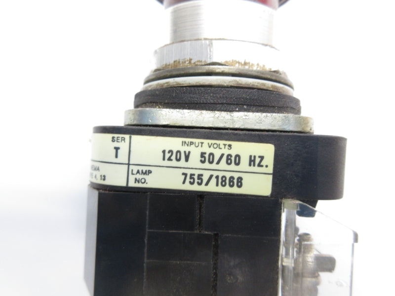 ALLEN BRADLEY 800T-FXNP16A7 SER. T 120V UNMP