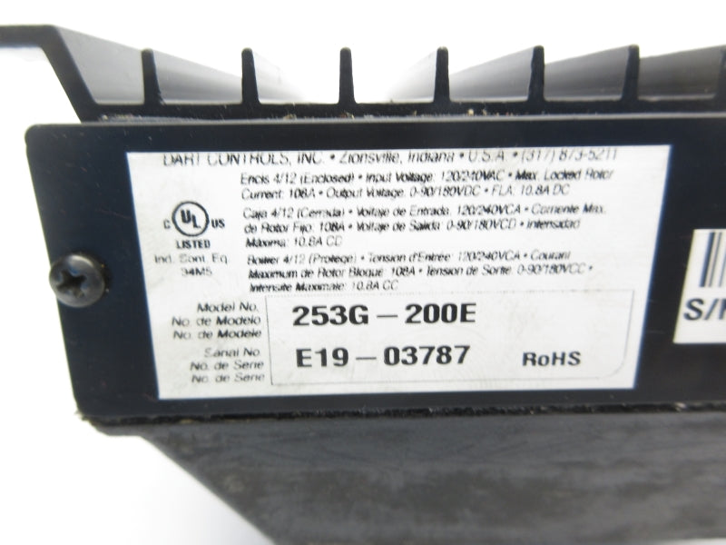 DART CONTROLS 253G-200E 120/240VAC UNMP