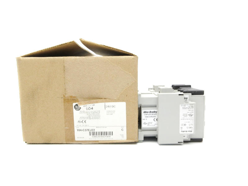 ALLEN BRADLEY 104-C37EJ22 SER. C 24VDC 37A (BR/WH) NSMP
