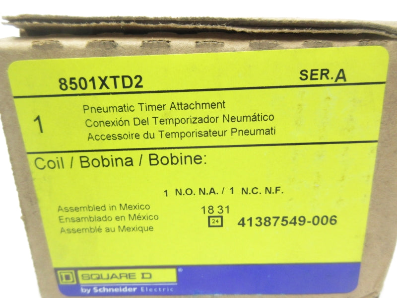 SQUARE D 8501XTD2 SER. A 0.2-60S NSMP