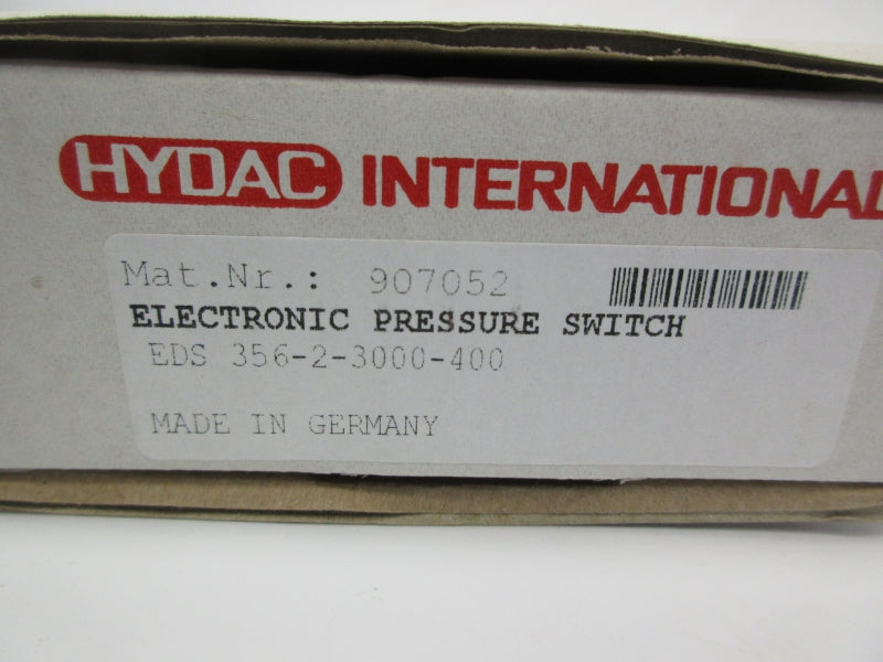 HYDAC EDS356-2-3000-400 20-32VDC 1.2A 3000PSI NSMP