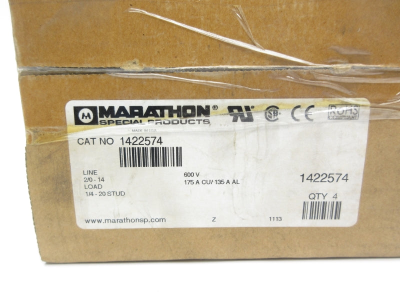 MARATHON 1422574 600V 175A (PKG OF 4) NSMP