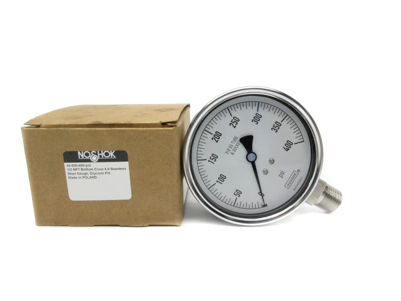 NOSHOK 40-500-400-PSI 0-400PSI 1/2" NSMP