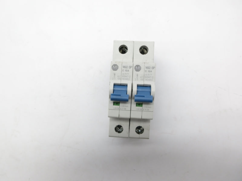 ALLEN BRADLEY 1492-SPM1C100 SER. D 277VAC 10A (PKG OF 2) NSMP
