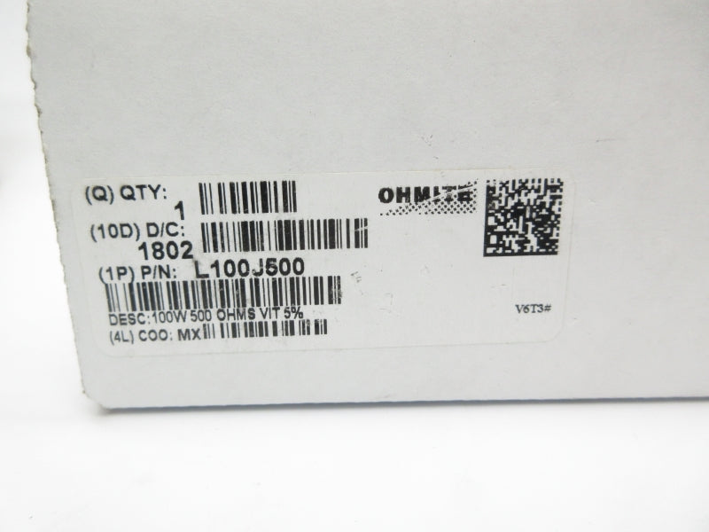 OHMITE L100J500 NSMP