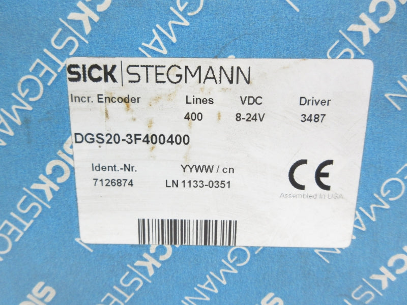 SICK DGS20-3F400400 7126874 8-24VDC NSMP