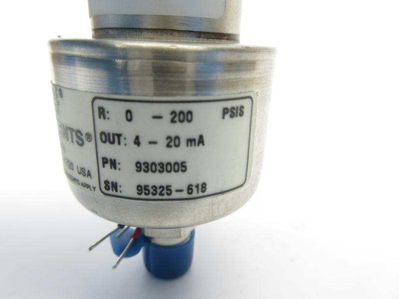 DATAMATE 9303005 0-200PSI NSNP