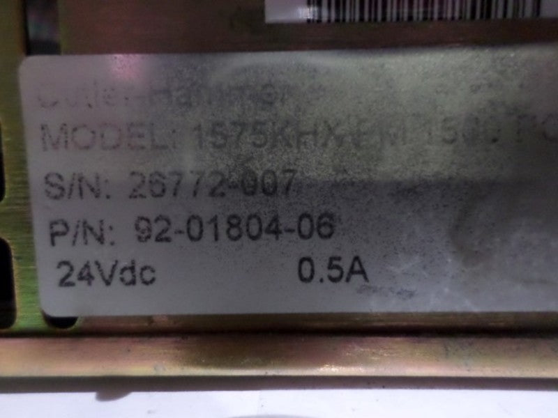 CUTLER HAMMER 1575KHX-PM OPERATOR INTERFACE  UNMP