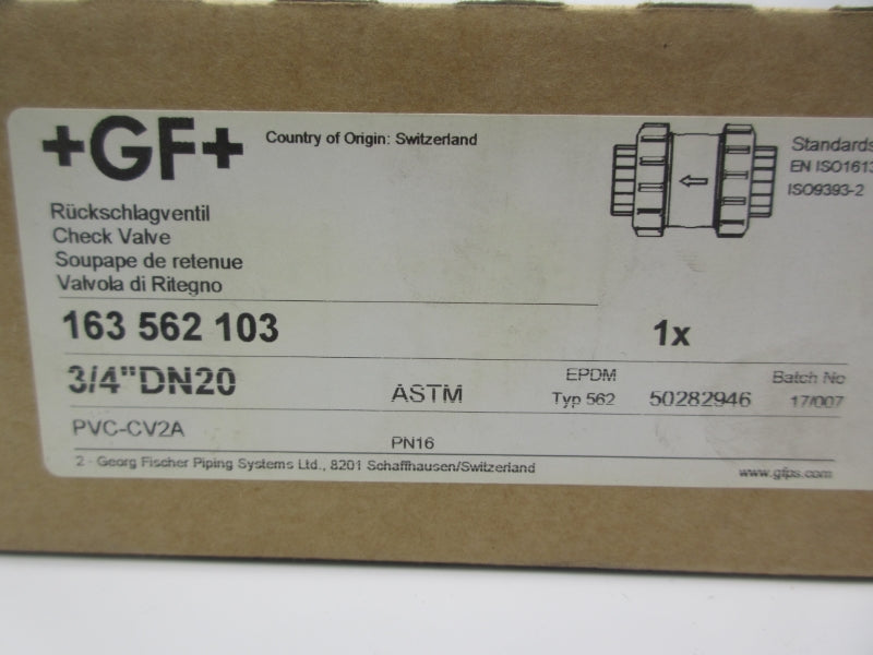 GEORG FISCHER 163562103 3/4" NSMP