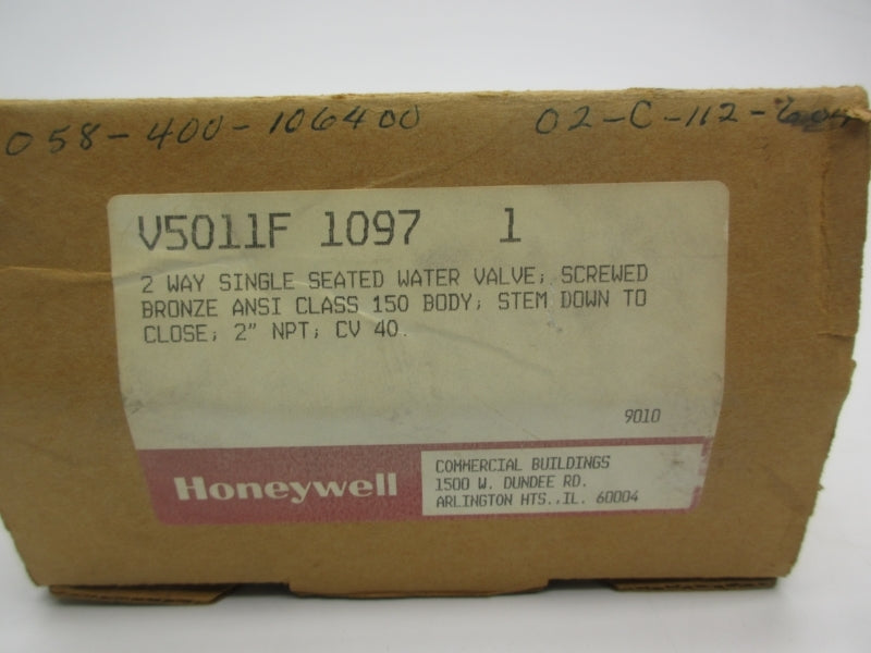 HONEYWELL V5011F1097 2" NSMP