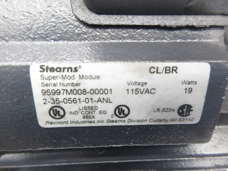 STEARNS 2-35-0561-01-ANL CL/BR 115VAC UNMP