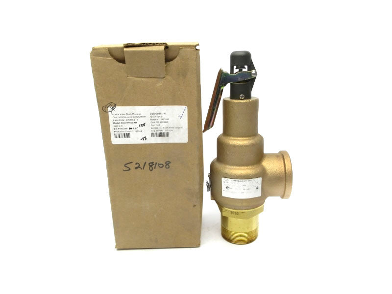 KUNKLE VALVE 6021HHT01-AM125 125PSI 2" NSMP