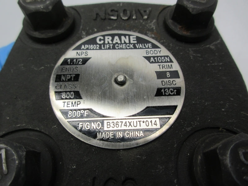 CRANE B3674XUT014 1-1/2" NSNP