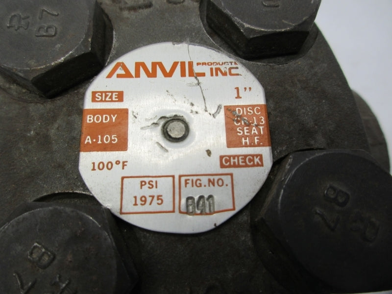 ANVIL 841 1975PSI 1" UNMP
