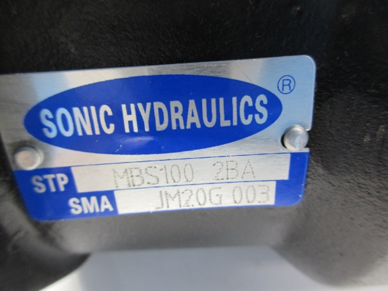 SONIC HYDRAULICS MBS100-2BA NSNP