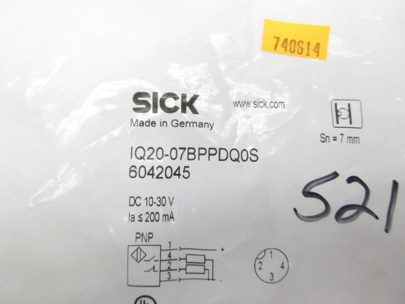 SICK IQ20-07BPPDQ0S 6042045 10-30VDC NSMP