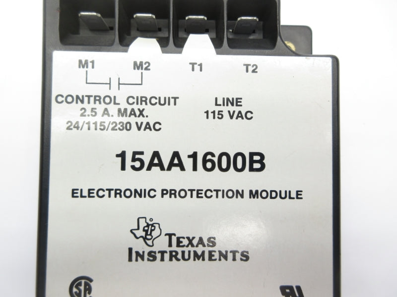 TEXAS INSTRUMENTS 15AA1600B 24/115/230VAC 2.5A NSNP