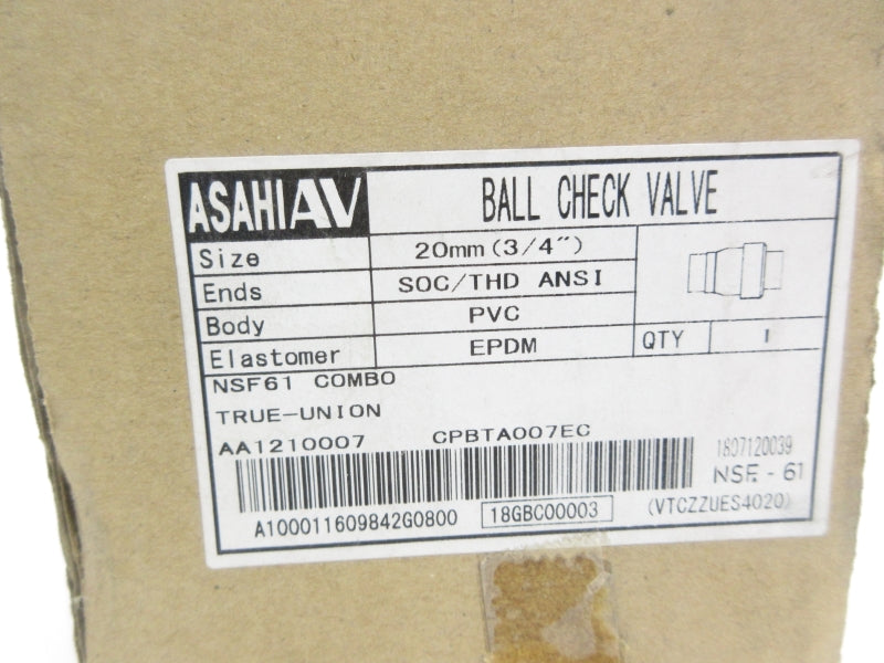 ASAHIAV 18GBC00003 3/4" NSMP