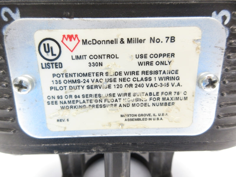 MCDONNELL&MILLER 7B 240VAC NSNP