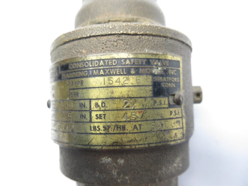 MANNING,MAXWELL&MOORE 1542E 45PSI UNMP
