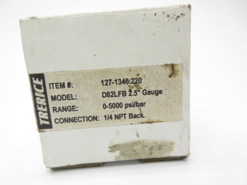 TRERICE 127-1346.220 0-5000PSI 1/4" NSMP