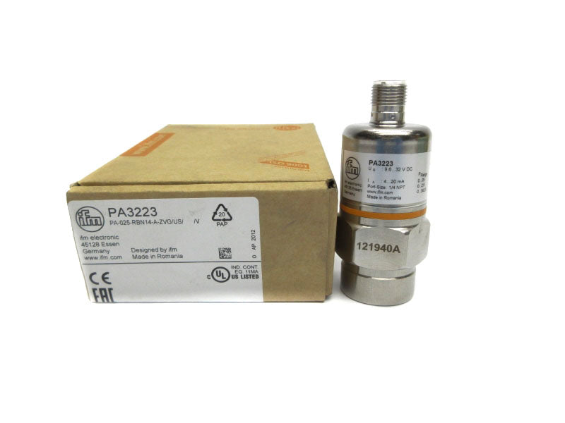 IFM EFECTOR PA-025-RBN14-A-ZVG/US/ PA3223 9.6-32VDC NSMP