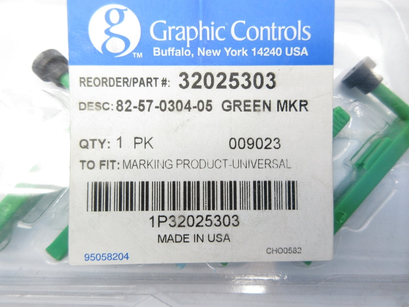 GRAPHIC CONTROLS 82-57-0304-05 32025303 (PKG OF 5) NSMP