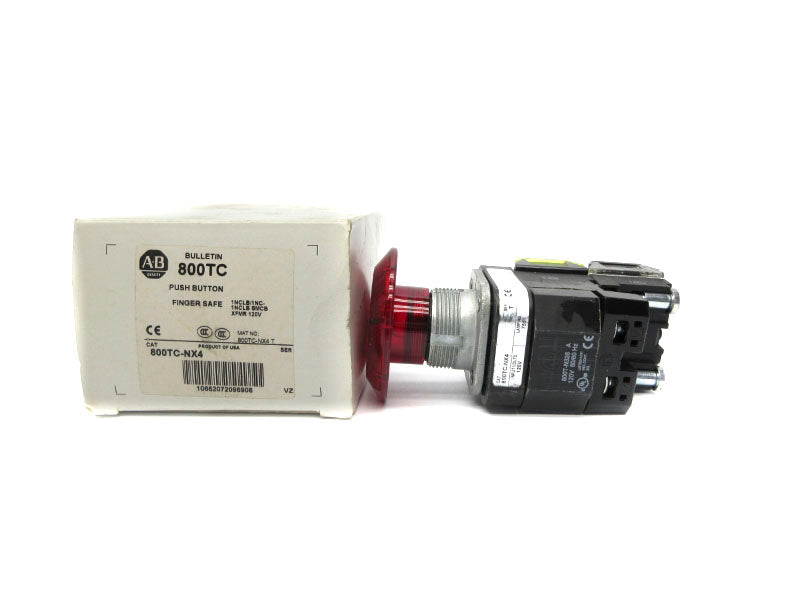 ALLEN BRADLEY 800TC-NX4 SER. T 120V (WH) NSMP