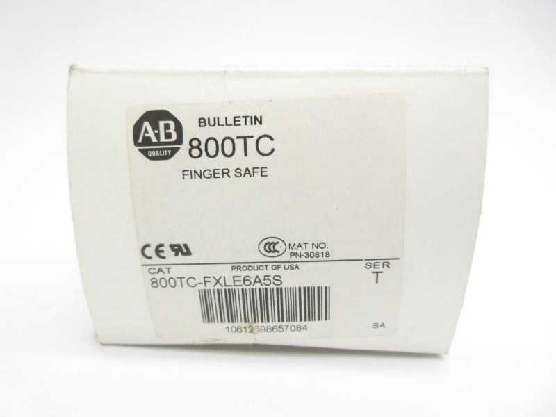 ALLEN BRADLEY 800TC-FXLE6A5S SER. T (WH) NSMP