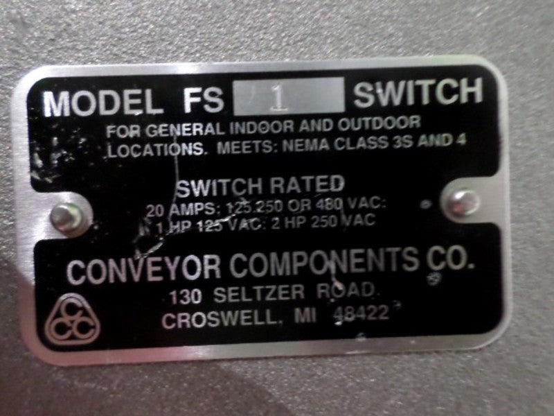 CONVEYOR COMPONENTS FS1 SWITCH NSNP