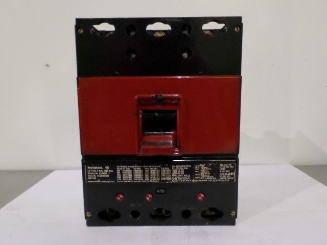 WESTINGHOUSE LA3400F CIRCUIT BREAKER 400A (AS PICTURED) *NEW NO BOX*