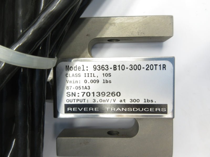 REVERE TRANSDUCERS 9363-B10-300-20T1R NSNP