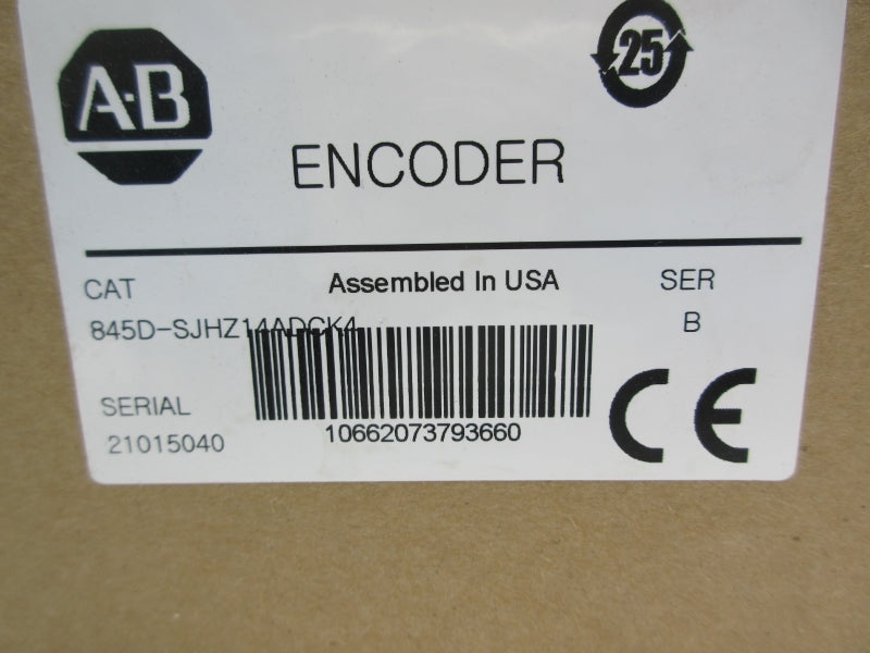 ALLEN BRADLEY 845D-SJHZ14ADCK4 SER. B 5VDC (BR/WH) NSMP