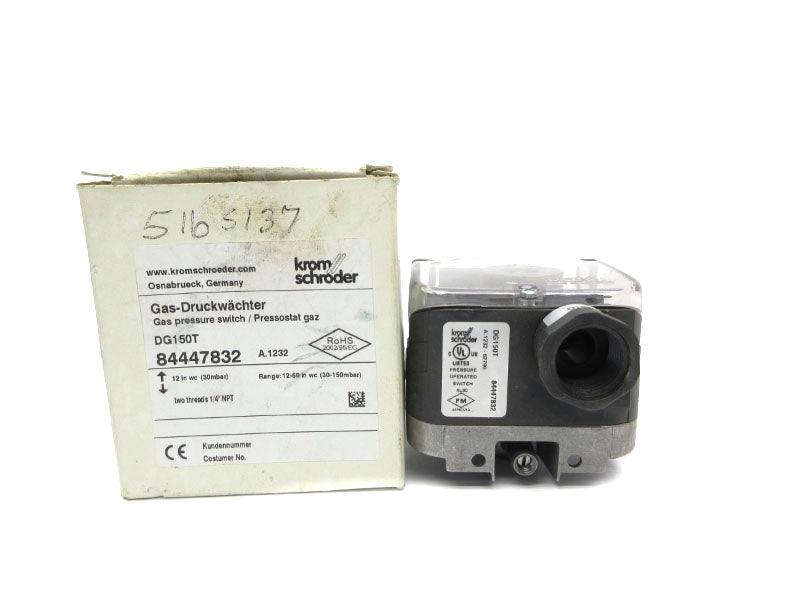KROM SCHRODER 84447832 DG150T 110/120VAC 12-60INWC 1/4" NSMP