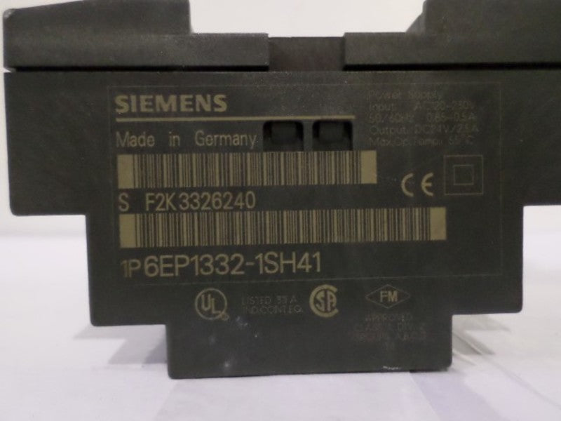SIEMENS 6EP1332-1SH41 POWER SUPPLY UNMP