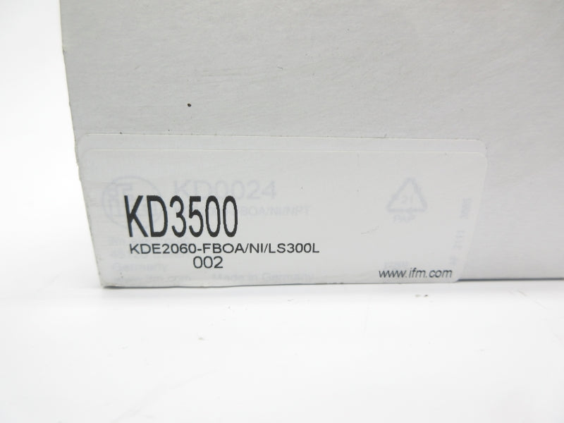 IFM EFECTOR KDE2060-FBOA/NI/LS300L KD3500 20-250VAC/DC NSMP