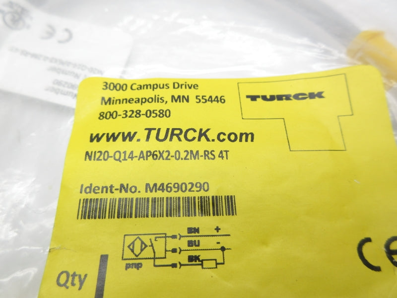 TURCK NI20-Q14-AP6X2-0.2M-RS4T M4690290 NSMP