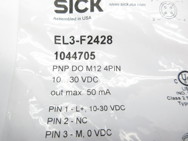SICK EL3-F2428 1044705 10-30VDC NSMP