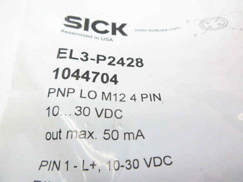 SICK EL3-P2428 1044704 10-30VDC NSMP