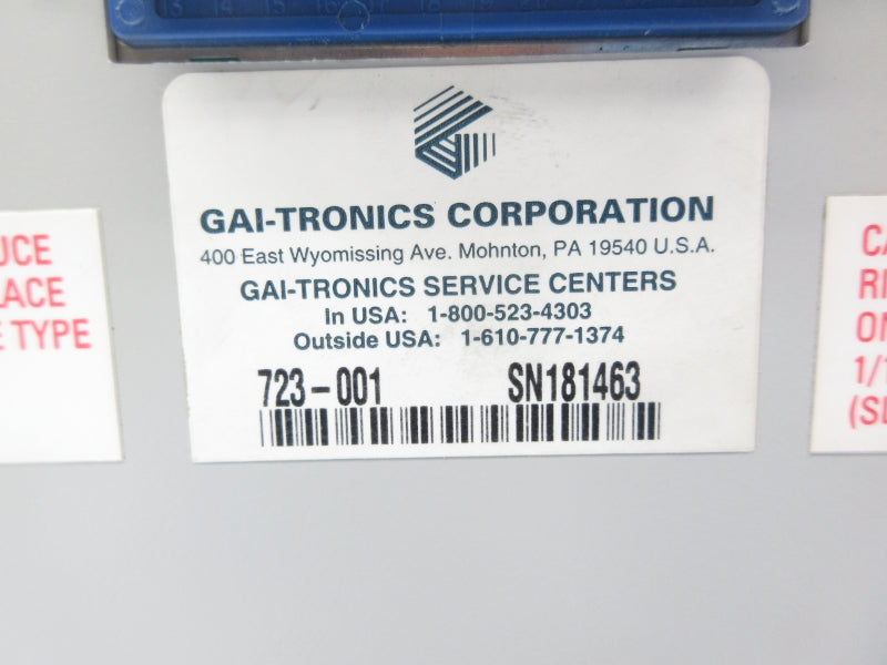 GAI-TRONICS 723-001 UNMP