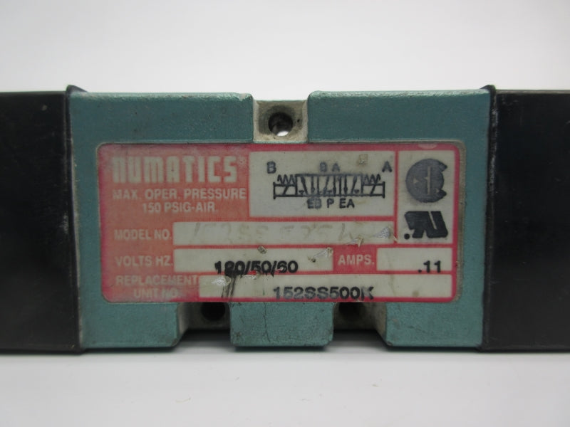 NUMATICS 152SS500K 120V .11A 150PSI UNMP